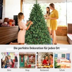 Costway 180cm Künstlicher Weihnachtsbaum -Günstiges Deko Geschäft 4a03cdfcdd00466cb8667cdc96b27025
