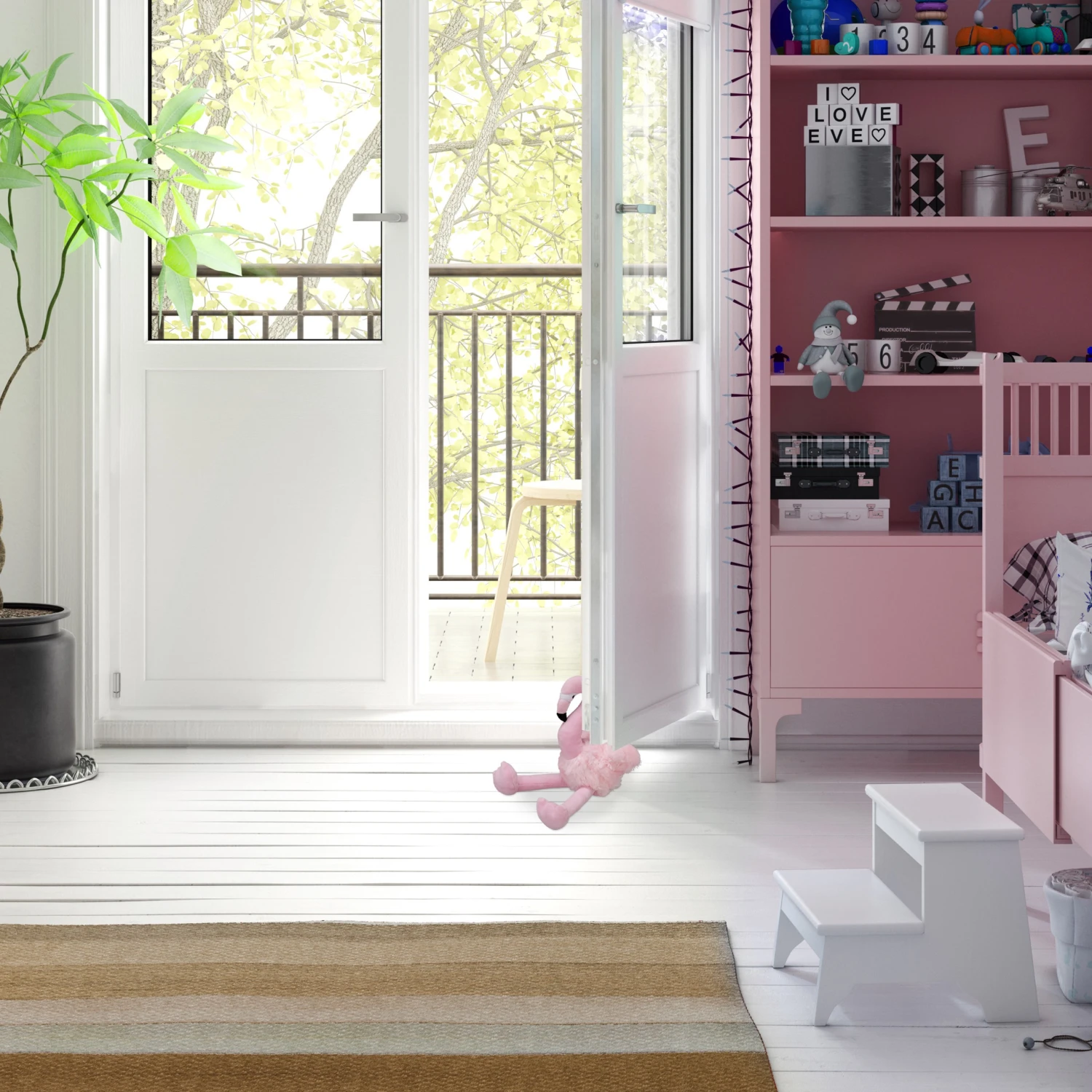 Relaxdays Türstopper Flamingo 5 Relaxdays Türstopper Flamingo – Bild 3