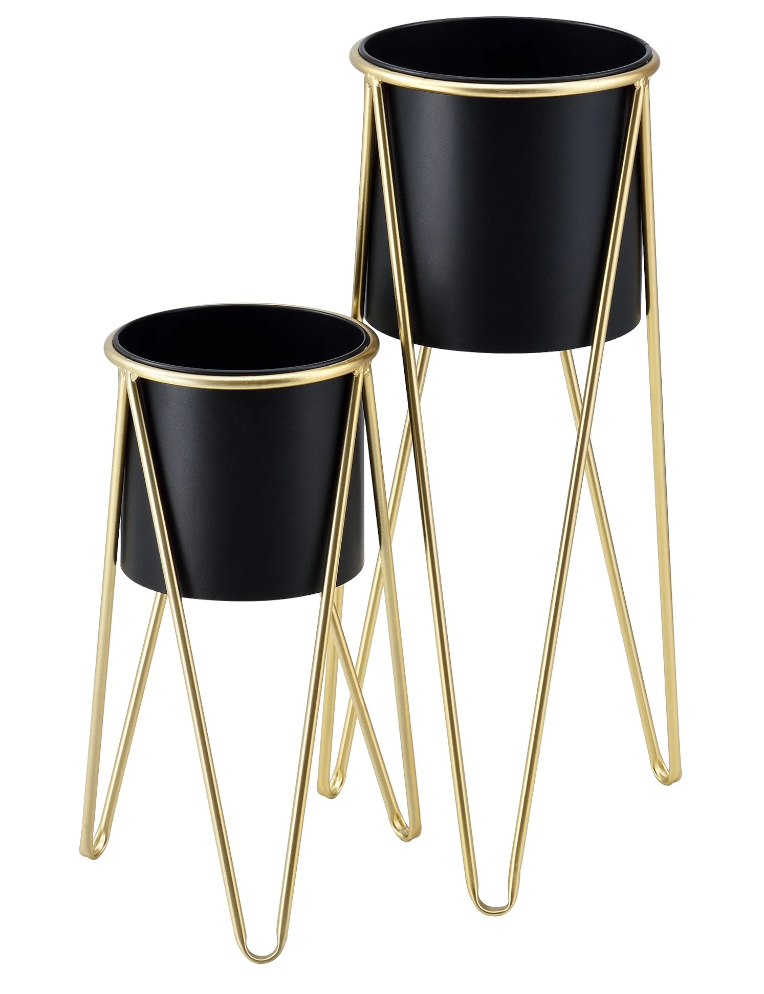 En.casa Pflanzständer Hedera - Schwarz 3 En.casa Pflanzständer Hedera - Schwarz