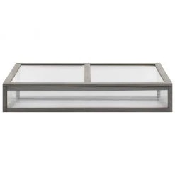 VidaXL Hochbeet - vidaXL Hochbeet mit Gewächshaus 110x54x120 cm Massivholz Tanne -Günstiges Deko Geschäft 51e9f12153134ec99c8bd136d66efd95