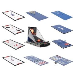 Tischkicker HWC-J16 20in1 Multiplayer - Schwarz -Günstiges Deko Geschäft 52112b8937d64c278214784c2d990d34