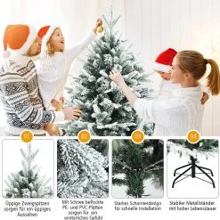 Costway 180cm Künstlicher Weihnachtsbaum -Günstiges Deko Geschäft 534261988a764da5966b1ab302b61b58