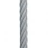 Flowforia Stabkerze Twist silber grau 250/28