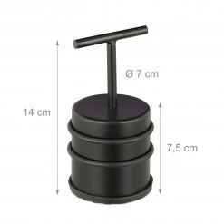 Relaxdays 1 x Türstopper Griff schwarz -Günstiges Deko Geschäft 53ca30fd923147acab3814eec924678f 3