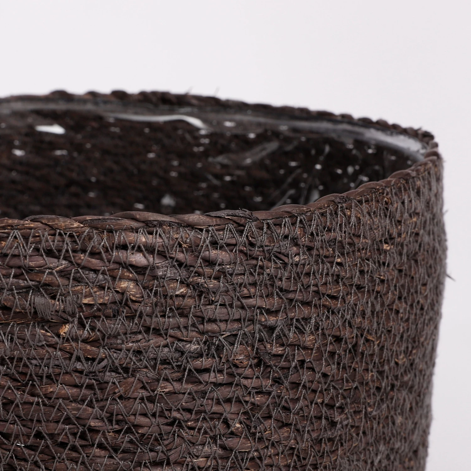 Mica Decorations Pflanzkorb Atlantic (2er-Set) - Grau - Naturfaser - Kunststoff 5 Mica Decorations Pflanzkorb Atlantic (2er-Set) - Grau - Naturfaser - Kunststoff – Bild 3