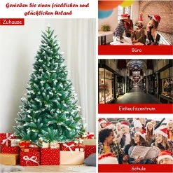 Costway 180cm Künstlicher Weihnachtsbaum -Günstiges Deko Geschäft 54c0889d1bef4afc93d956031079f2f8