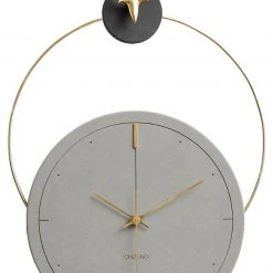 ONZENO Design Wanduhr THE GREY ANTLER.