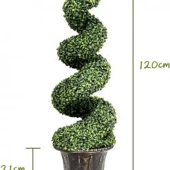 Costway Künstliche Buchsbäume Kunstbaum -Günstiges Deko Geschäft 55b62296509342c88d576f663eea0fac