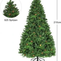 Costway 210cm LED Künstlicher Weihnachtsbaum 13 Costway 210cm LED Künstlicher Weihnachtsbaum -Günstiges Deko Geschäft 55c3eac2f6f34fe09c689168b0e83364