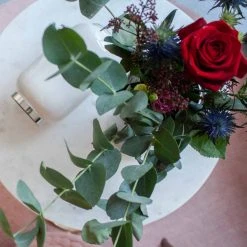 Gift Company Saigon Vase S, weiß/silberfarben - Saigon Vase hochglanz S, weiß/silberfarben -Günstiges Deko Geschäft 56c53e4742ec457981afdacbc2b934b2