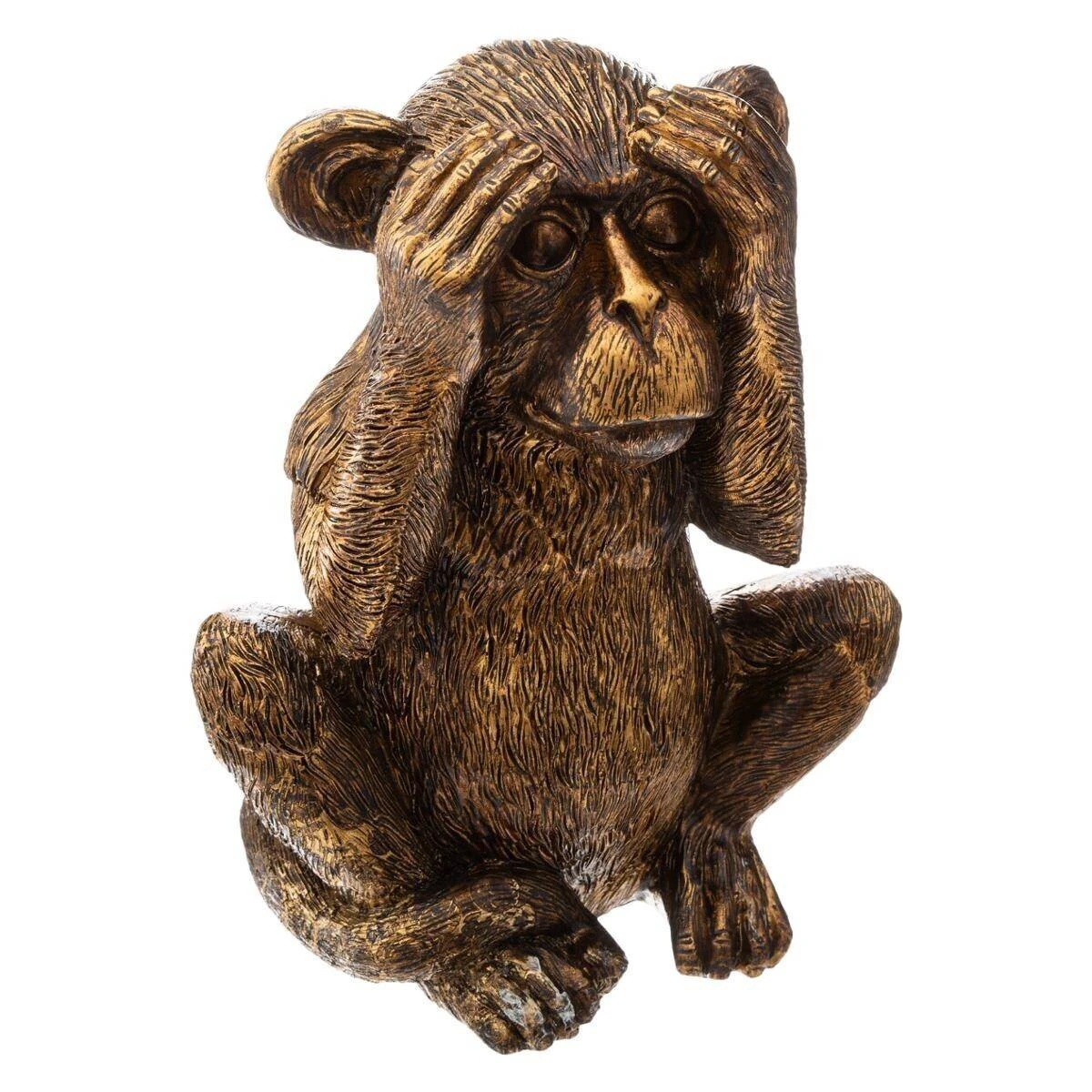 Atmosphera Créateur d'intérieur Dekofiguren AFFEN, 3 Stück, Polyresin 6 Atmosphera Créateur d'intérieur Dekofiguren AFFEN, 3 Stück, Polyresin – Bild 4