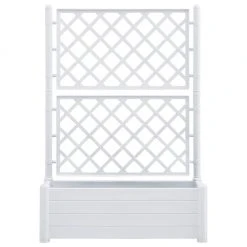 VidaXL Hochbeet - vidaXL Pflanzkübel mit Spalier 100x43x142 cm PP Weiß 11 VidaXL Hochbeet - vidaXL Pflanzkübel mit Spalier 100x43x142 cm PP Weiß -Günstiges Deko Geschäft 57a7b1a220c944eda6f50fe993db1ff7