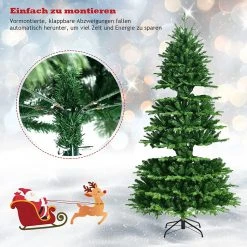 Costway 180cm LED Künstlicher Weihnachtsbaum -Günstiges Deko Geschäft 58e2c8ca370a4db69ce70cffafde6610