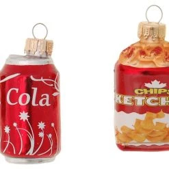 Krebs Glas Lauscha 7cm Mini Snacks aus Glase