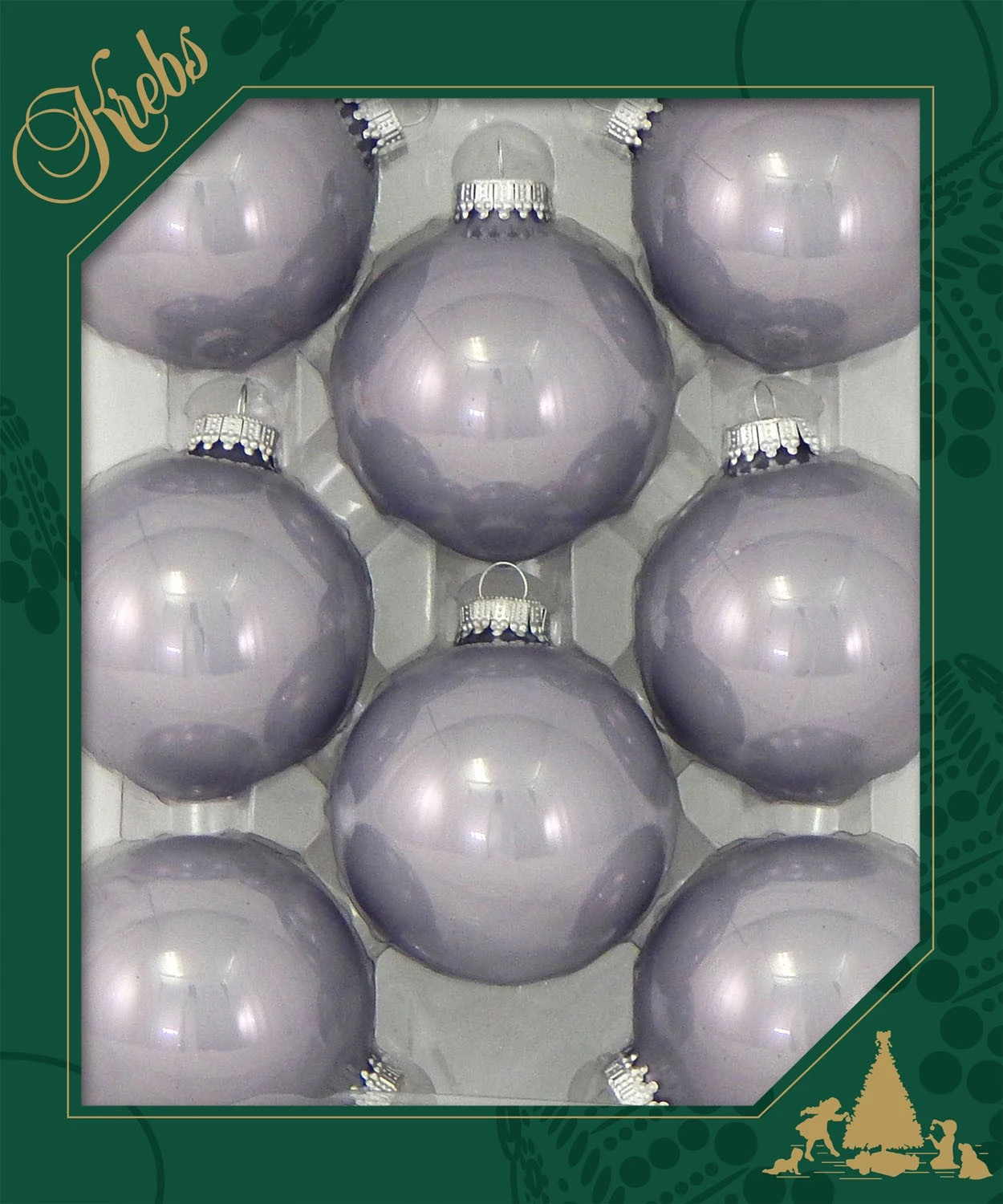 Krebs Glas Lauscha Koalagraue Glaskugel uni 7cm 4 Krebs Glas Lauscha Koalagraue Glaskugel uni 7cm – Bild 2