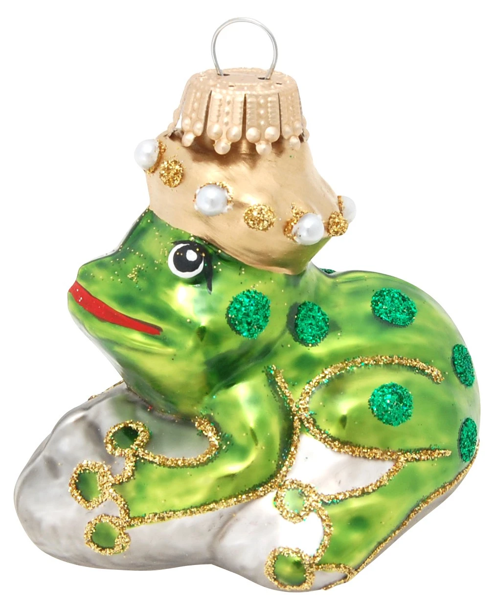 Krebs Glas Lauscha Grün 6cm verzauberter Frosch aus Glas 3 Krebs Glas Lauscha Grün 6cm verzauberter Frosch aus Glas