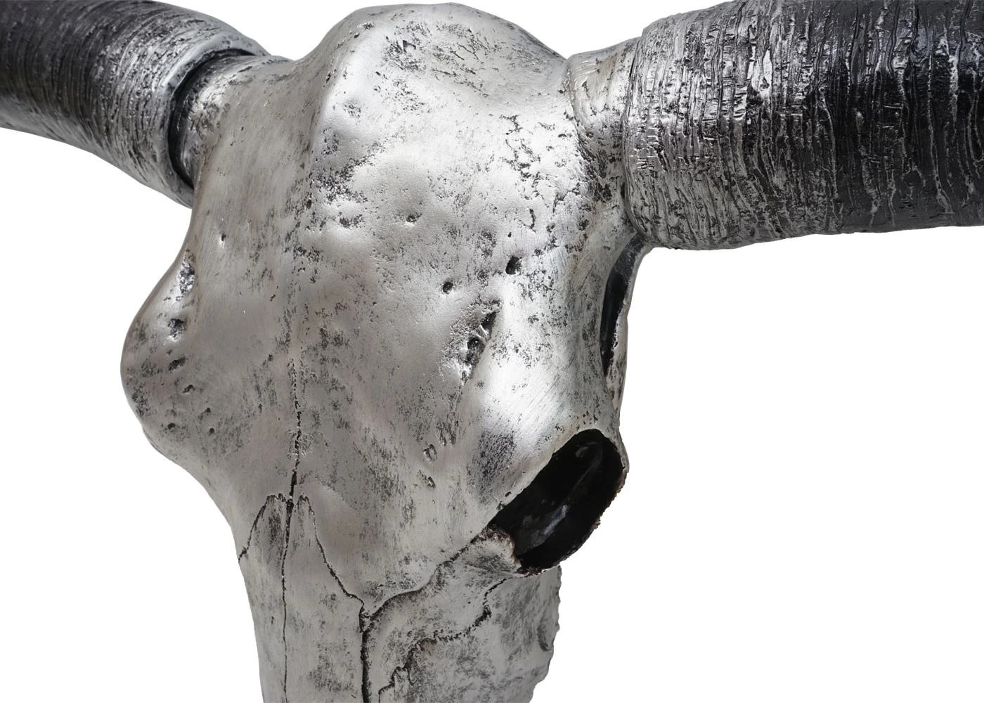 Deko Schädel 132cm HWC-A14 Stier - Silbergrau 7 Deko Schädel 132cm HWC-A14 Stier - Silbergrau – Bild 5