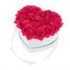 Relaxdays Weiße Rosenbox mit 18 Rosen -Günstiges Deko Geschäft 5c5ac1dafb2446a4a9606c3f99315305
