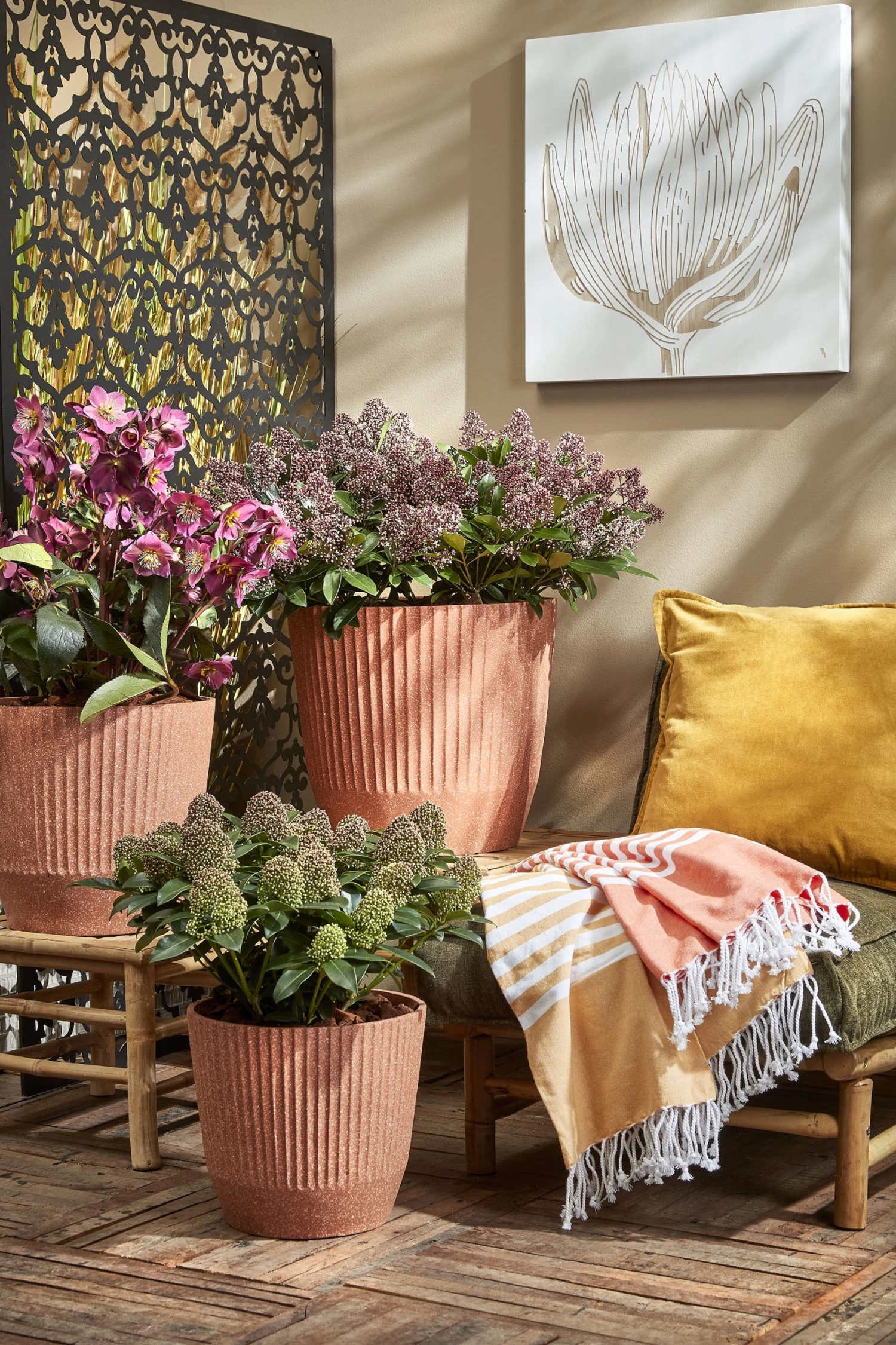 Mica Decorations Blumentopf Rio - 45 x 41 x 45 cm - Durchmesser: 45 cm 4 Mica Decorations Blumentopf Rio - 45 x 41 x 45 cm - Durchmesser: 45 cm – Bild 2