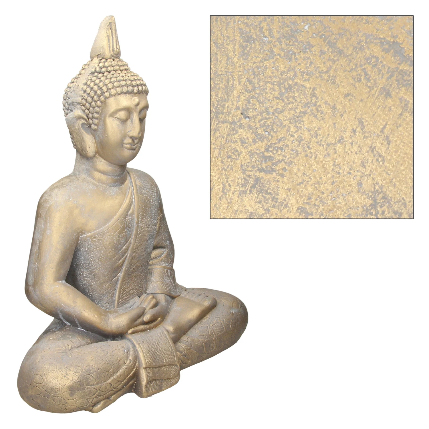 ECD Germany Buddha Figur 52x29x63cm bronze - Bronze - 29 x 63 x 52 cm 6 ECD Germany Buddha Figur 52x29x63cm bronze - Bronze - 29 x 63 x 52 cm – Bild 4