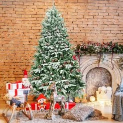 Costway 195cm Künstlicher Weihnachtsbaum 10 Costway 195cm Künstlicher Weihnachtsbaum -Günstiges Deko Geschäft 6194ad3b1358494482fc87f00394e97d