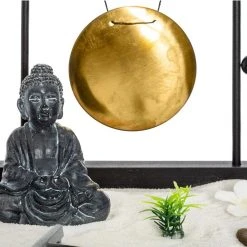 Atmosphera Créateur d'intérieur Relax-Set mit Budda-Figur ZEN GARTEN -Günstiges Deko Geschäft 61c457d5e3bc42ab9f1b17c77a827038