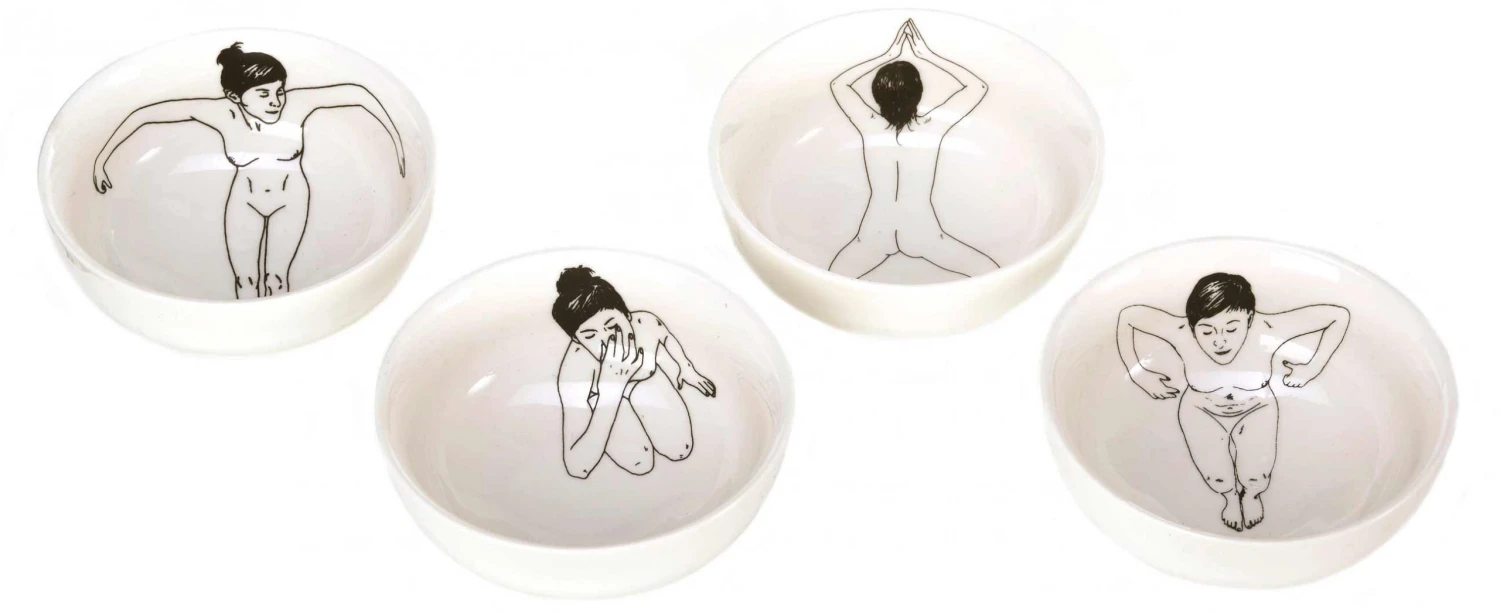 Pols Potten Schalen Set Undressed Löffeln, 4er Set - Schalen Set Undressed mit Löffeln, 4er Set 4 Pols Potten Schalen Set Undressed Löffeln, 4er Set - Schalen Set Undressed mit Löffeln, 4er Set – Bild 2