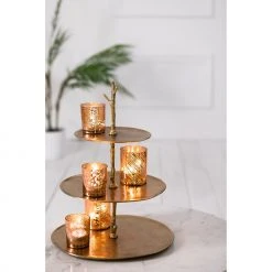 Light & Living Etagere Tresa - Gold -Günstiges Deko Geschäft 6349bfd5e0054daab043a0176f98d648