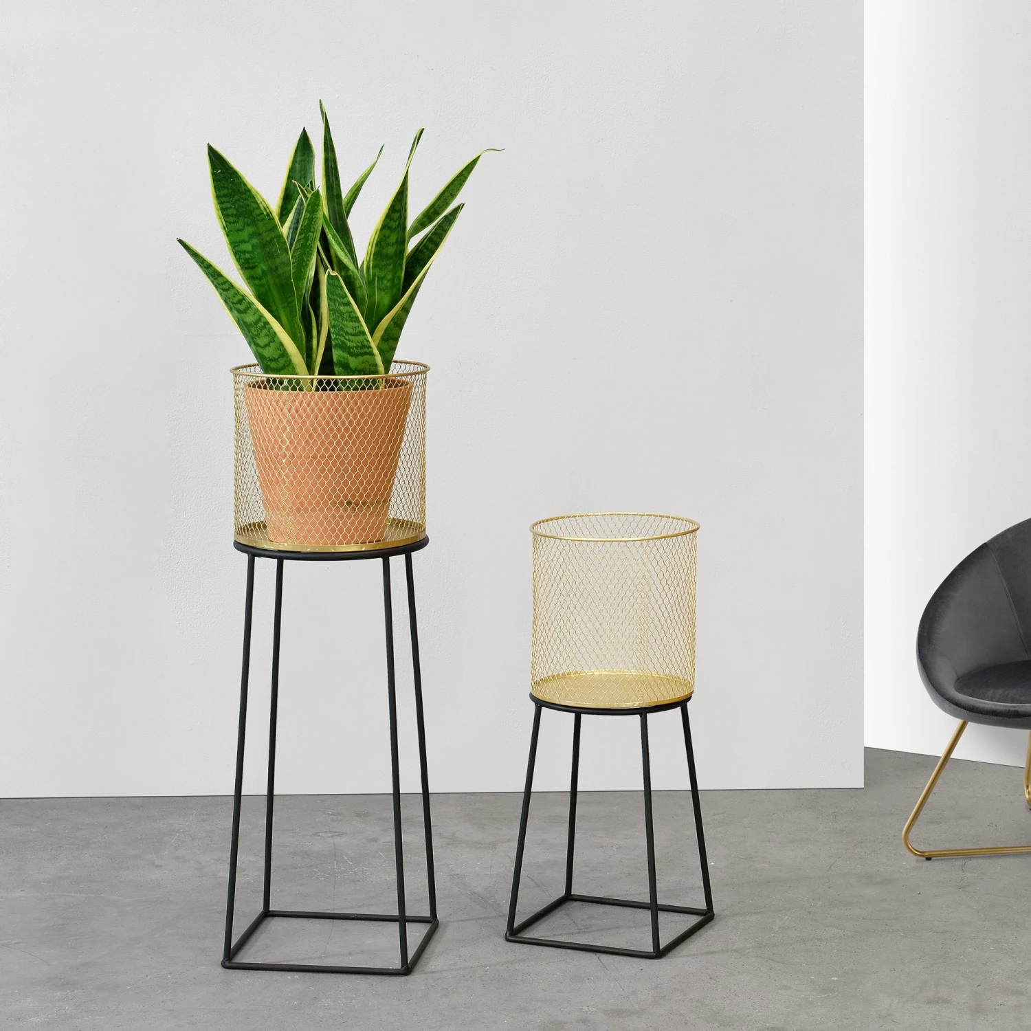 En.casa Pflanzständer Meise 4 En.casa Pflanzständer Meise – Bild 2