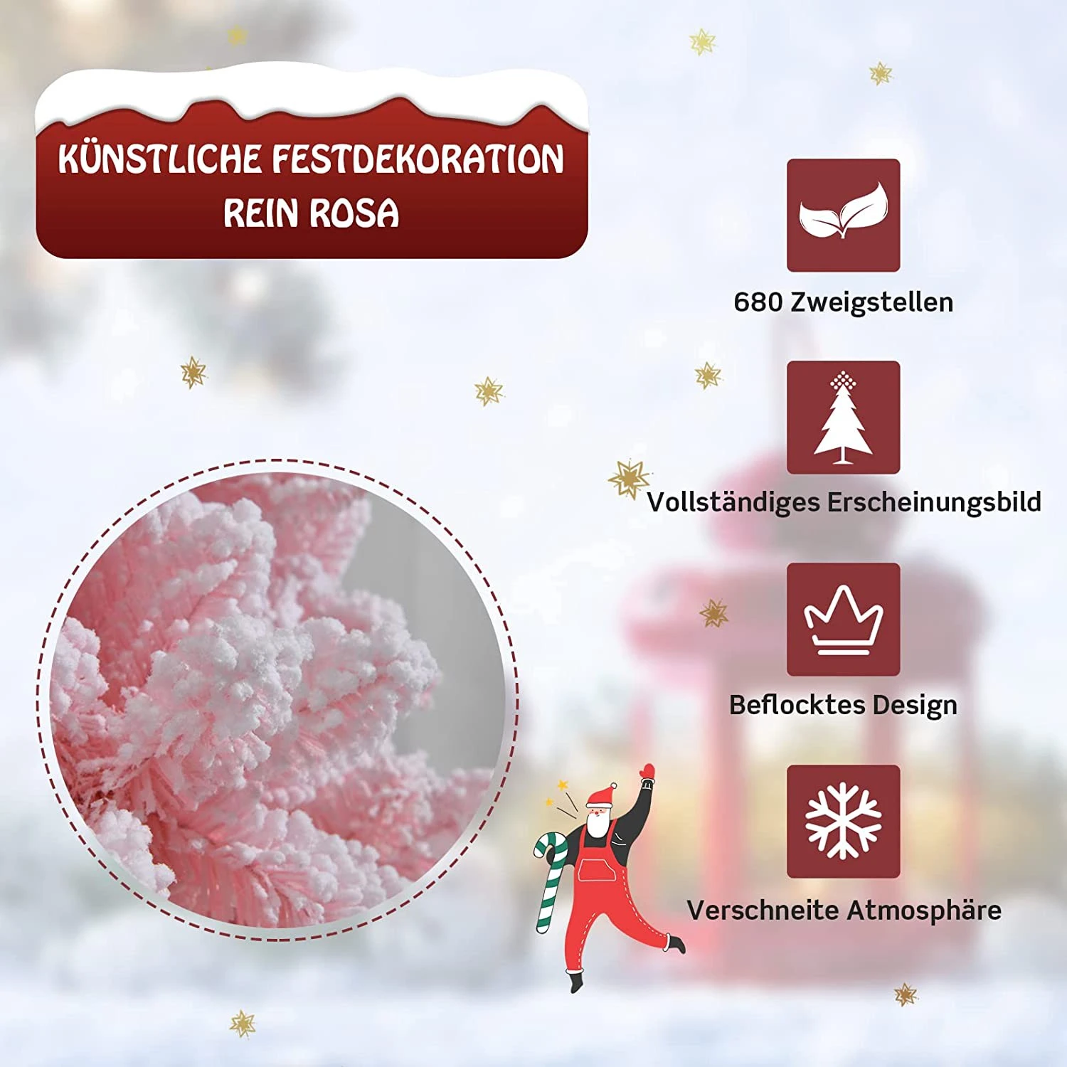 Costway 150cm Künstlicher Weihnachtsbaum 6 Costway 150cm Künstlicher Weihnachtsbaum – Bild 4