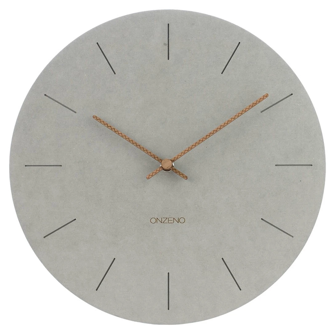 ONZENO Design Wanduhr THE PLAIN. 3 ONZENO Design Wanduhr THE PLAIN.