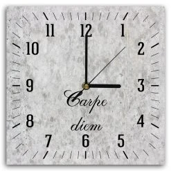 LegendArte Wanduhr - Carpe Diem