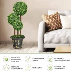 Costway Kunstpflanze 91cm Kunstbaum -Günstiges Deko Geschäft 654c2e1015df46bd8d79876b47be0951