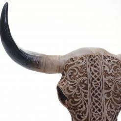 Deko Standfigur Kuhschädel HWC-D30 - Standard -Günstiges Deko Geschäft 658066e1f1034f2a94568af3711fcd7d