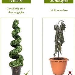 Costway Künstliche Buchsbäume Kunstbaum -Günstiges Deko Geschäft 65a63d9813a24d8f806e326d67bae9f0