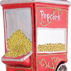 Krebs Glas Lauscha Popkorn Maschine 13cm aus Glas