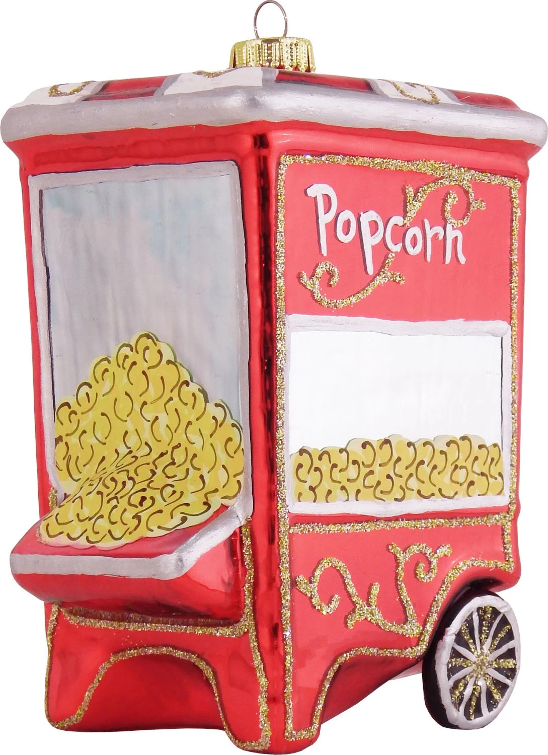 Krebs Glas Lauscha Popkorn Maschine 13cm aus Glas 3 Krebs Glas Lauscha Popkorn Maschine 13cm aus Glas