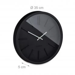 Relaxdays Wanduhr modern - Kunststoff - Glas 15 Relaxdays Wanduhr modern - Kunststoff - Glas -Günstiges Deko Geschäft 6929c638d41e4e42835d53d73b0f35dd