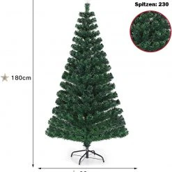 Costway 180cm Künstlicher Weihnachtsbaum -Günstiges Deko Geschäft 698654da30f54bba9f712f52259b2d41