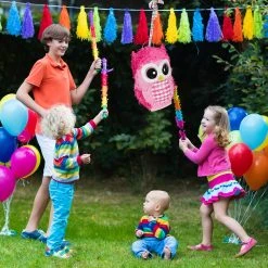 Relaxdays Pinata Eule in Pink -Günstiges Deko Geschäft 699065695f9740068265c417f2b9ce5a