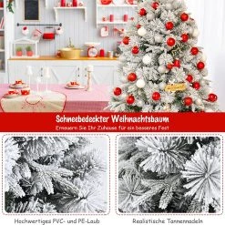 Costway 180cm Künstlicher Weihnachtsbaum -Günstiges Deko Geschäft 6abd93ef43464cf085a7234343a11918