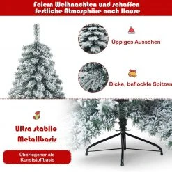 Costway 180cm Künstlicher Weihnachtsbaum -Günstiges Deko Geschäft 6afd62ac6bb54a26a8ba19a9e7421b9e 1