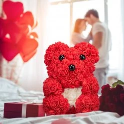 Relaxdays Roter Rosen Teddybär mit Geschenkbox 12 Relaxdays Roter Rosen Teddybär mit Geschenkbox -Günstiges Deko Geschäft 6bc36b3dadd04ac69c7efbb9648d1eff