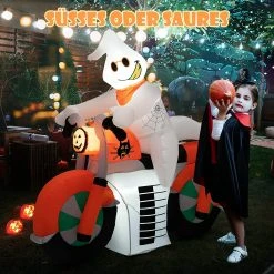 Costway Halloween-Geist auf einem Motorrad -Günstiges Deko Geschäft 6c01c443628f488893e8c7ccbf1a4813