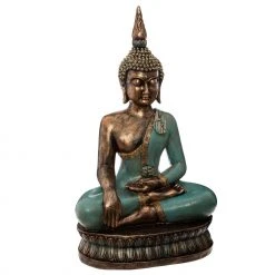 Atmosphera Créateur d'intérieur Buddha-Figur aus Polyresin, H. 72,5 cm