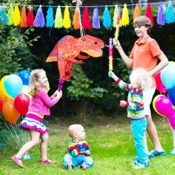 Relaxdays 2 x Dinopinata -Günstiges Deko Geschäft 6cc62ae0f1e34767b2d551276d968b0a 1