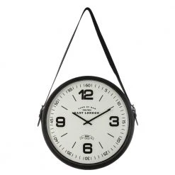 Atmosphera Créateur d'intérieur Wanduhr rund, Metalluhr an der Wand