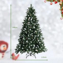 Costway 180cm Künstlicher Weihnachtsbaum -Günstiges Deko Geschäft 6f2176e920754e25916a54ee0e55dbe0