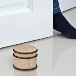 Relaxdays 4 x Türstopper Holzoptik hellbraun -Günstiges Deko Geschäft 6f6335737b164920bb7043953a294a51 2