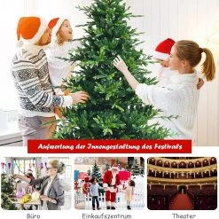 Costway 210cm Künstlicher Weihnachtsbaum 10 Costway 210cm Künstlicher Weihnachtsbaum -Günstiges Deko Geschäft 6f6e7834e17b4b77b31751fff045a80c